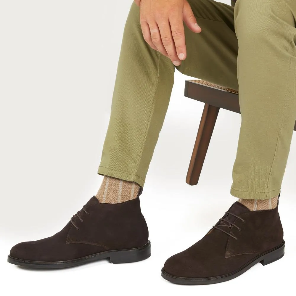 Deacon Suede Chukka Boots - DEACON / 319 224 - Brown Suede sold by Jones Bootmaker product image thumbnail 5