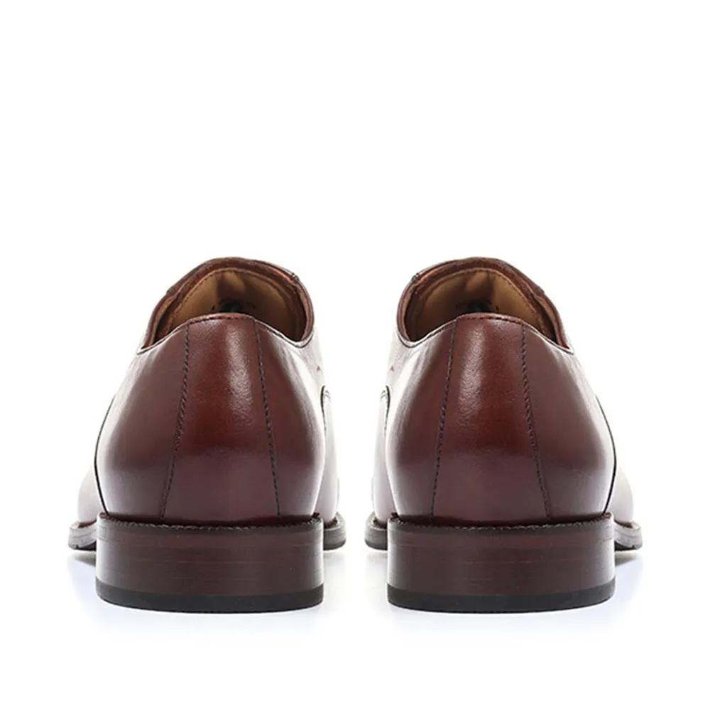 Matthew Leather Oxford Shoes - MATTHEW / 27254362 - Chestnut sold by Jones Bootmaker product image thumbnail 3