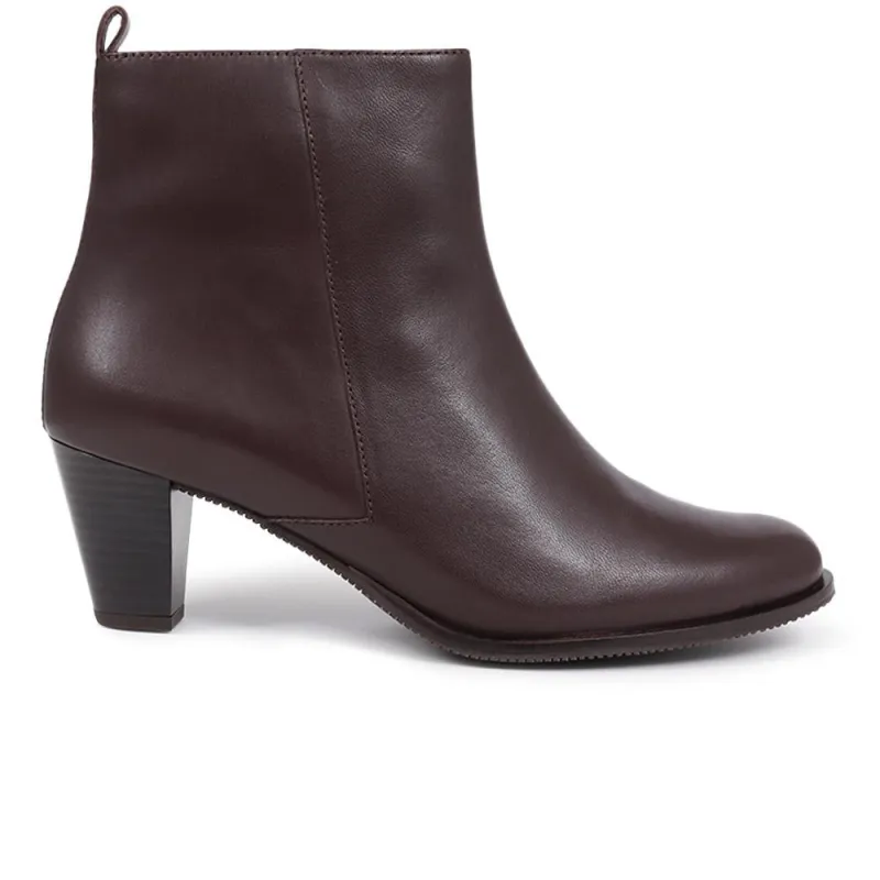 Leianna Heeled Ankle Boots  - LEIANNA / 325 769 - Brown sold by Jones Bootmaker