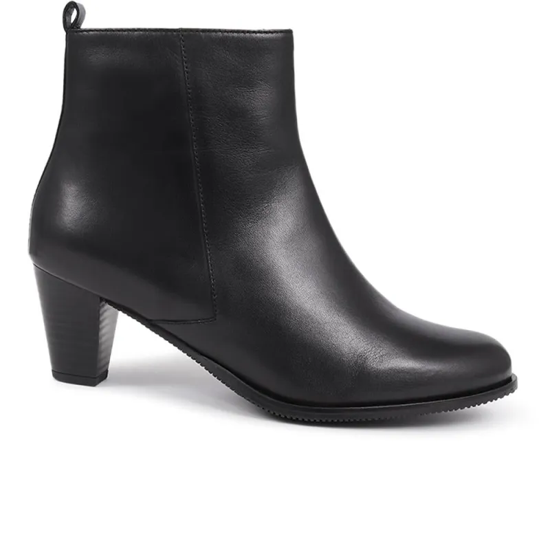 Leianna Heeled Ankle Boots  - LEIANNA / 325 769 - Black sold by Jones Bootmaker