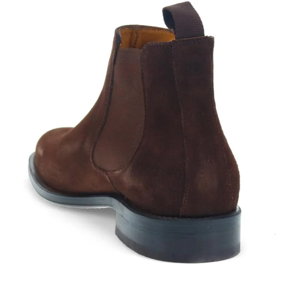 Cheltenham Handmade Chelsea Boots - CHELTENHAM / 322 868 - Dark Brown Suede sold by Jones Bootmaker product image thumbnail 5
