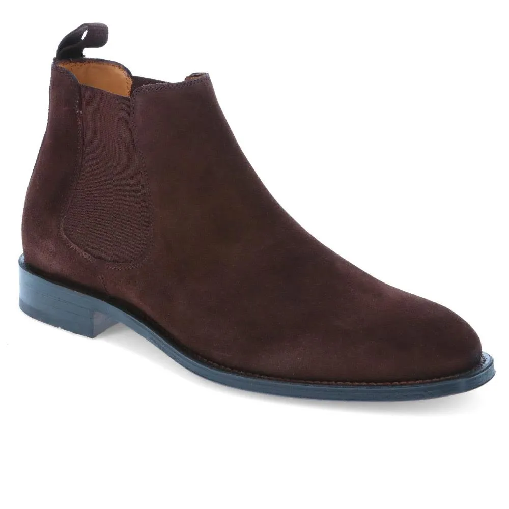 Cheltenham Handmade Chelsea Boots - CHELTENHAM / 322 868 - Dark Brown Suede sold by Jones Bootmaker product image thumbnail 3