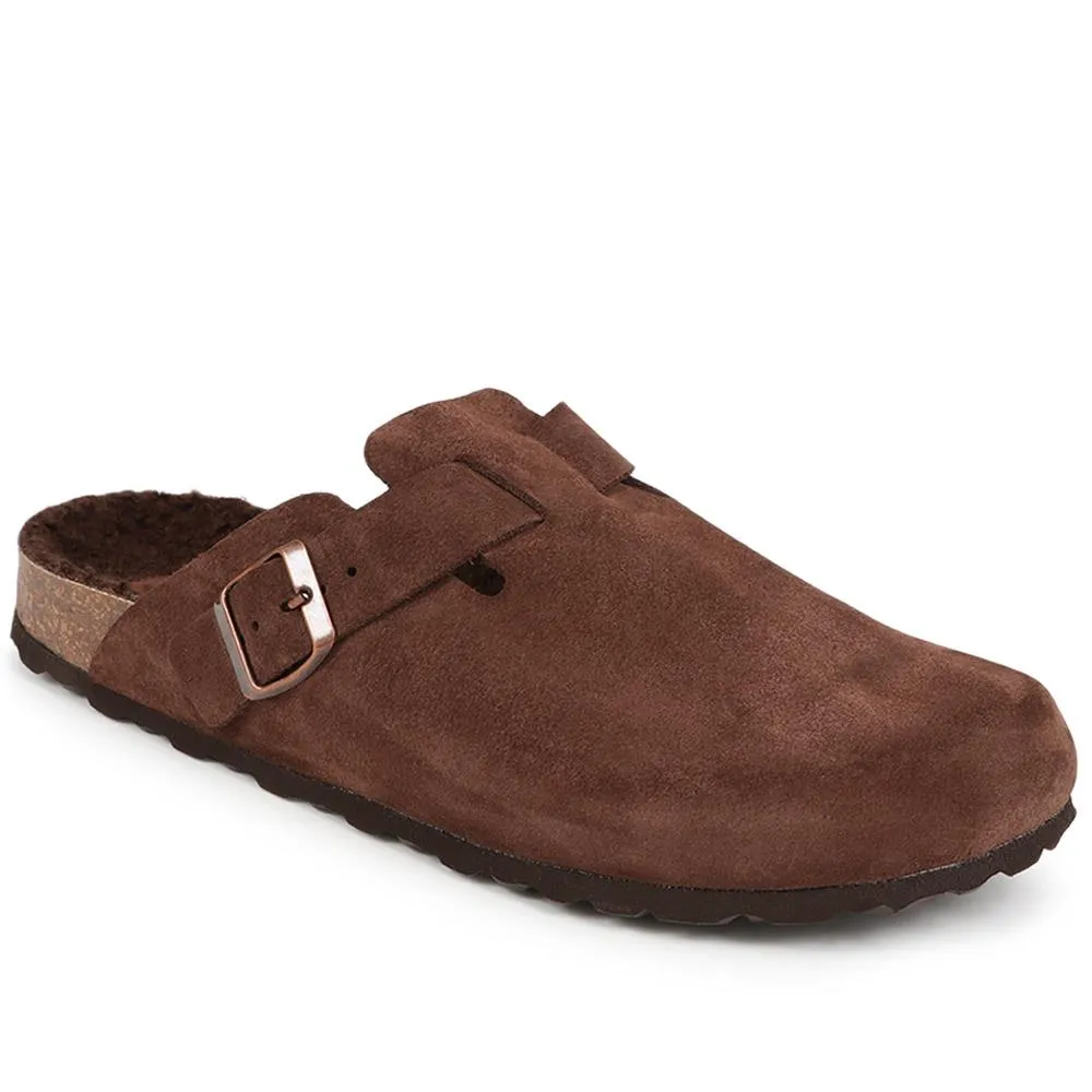 Zaid Suede Slippers - ZAID / 326 027 - Chocolate Suede sold by Jones Bootmaker product image thumbnail 2