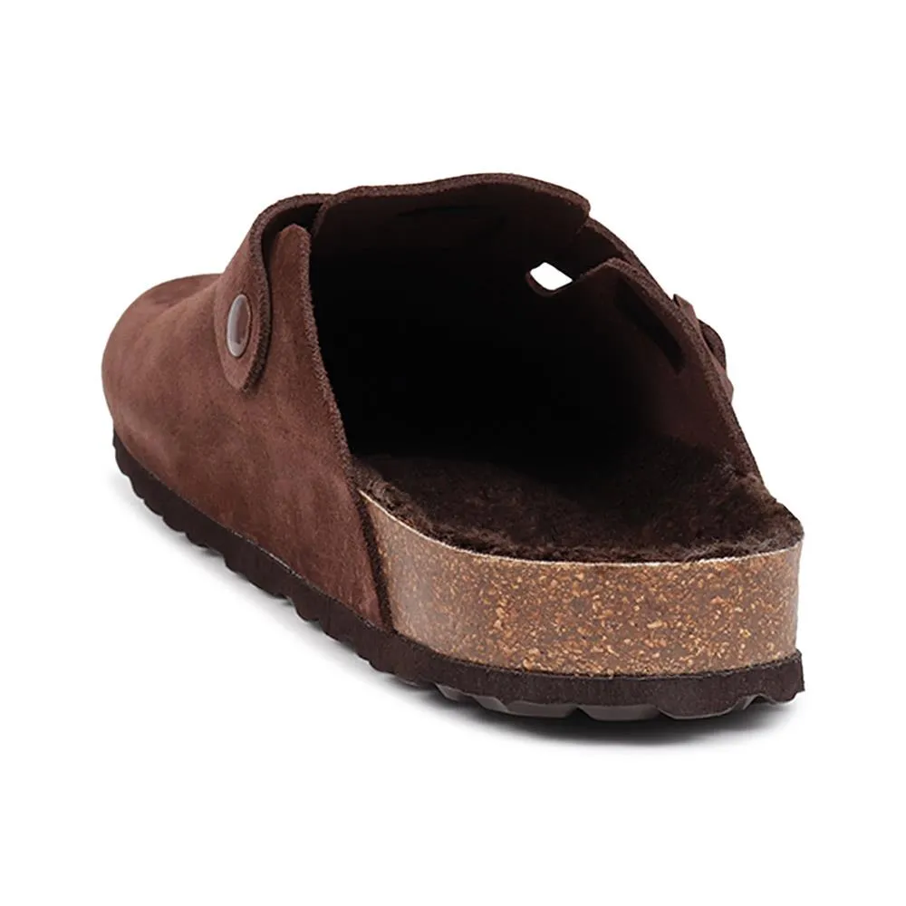 Zaid Suede Slippers - ZAID / 326 027 - Chocolate Suede sold by Jones Bootmaker product image thumbnail 3