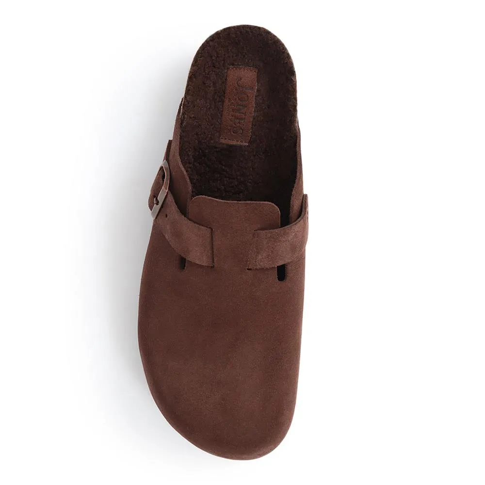 Zaid Suede Slippers - ZAID / 326 027 - Chocolate Suede sold by Jones Bootmaker product image thumbnail 4