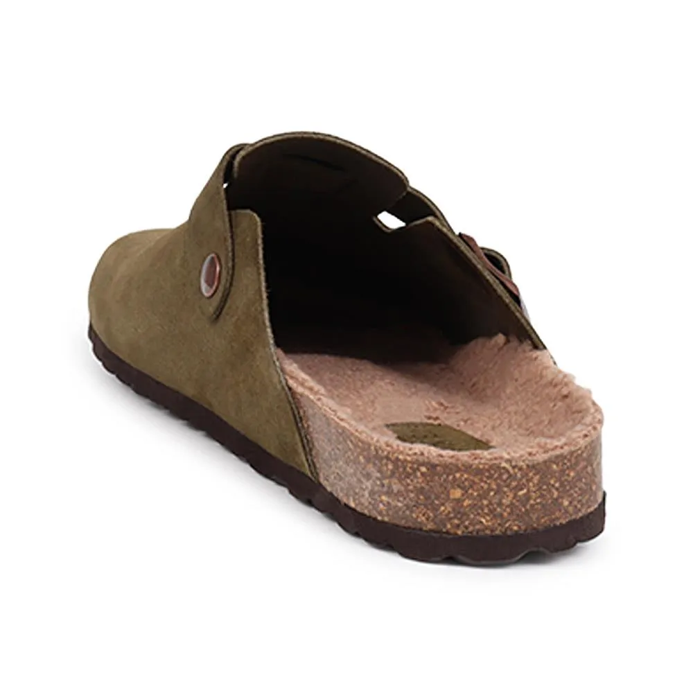 Zaid Suede Slippers - ZAID / 326 027 - Khaki Suede sold by Jones Bootmaker product image thumbnail 3