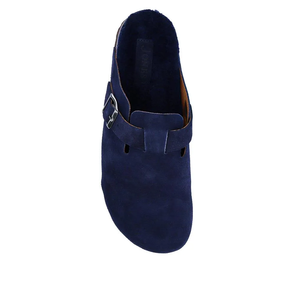 Zaid Suede Slippers - ZAID / 326 027 - Navy Suede sold by Jones Bootmaker product image thumbnail 5