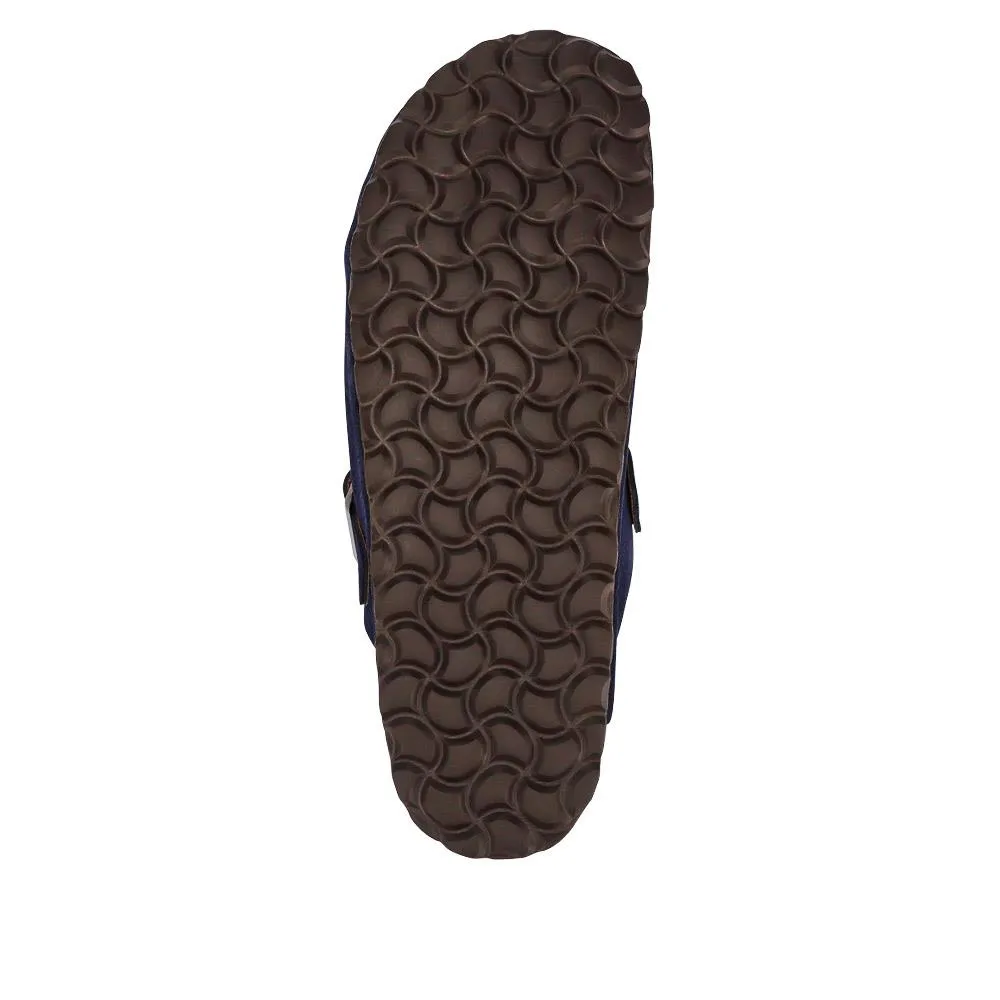 Zaid Suede Slippers - ZAID / 326 027 - Navy Suede sold by Jones Bootmaker product image thumbnail 4