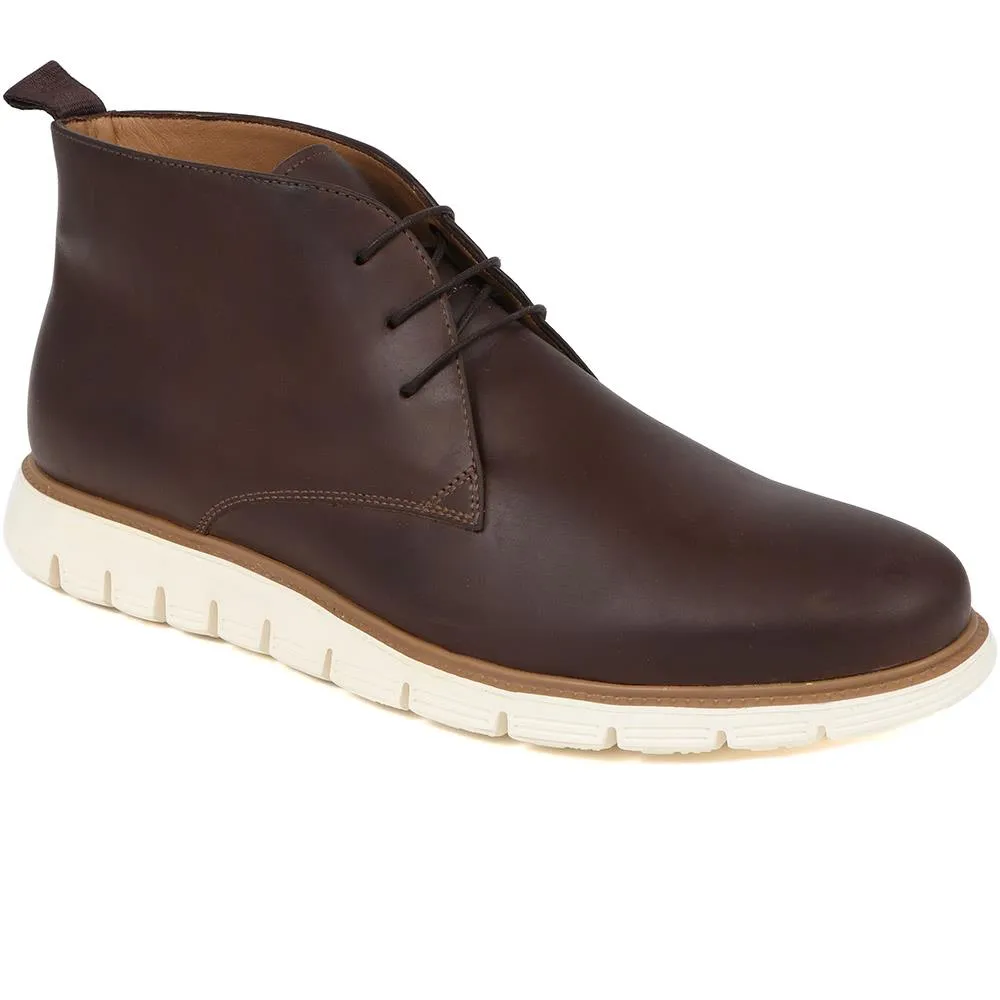Daemon Leather Chukka Boots - DAEMON / 325 741 - Brown Nubuck sold by Jones Bootmaker product image thumbnail 2