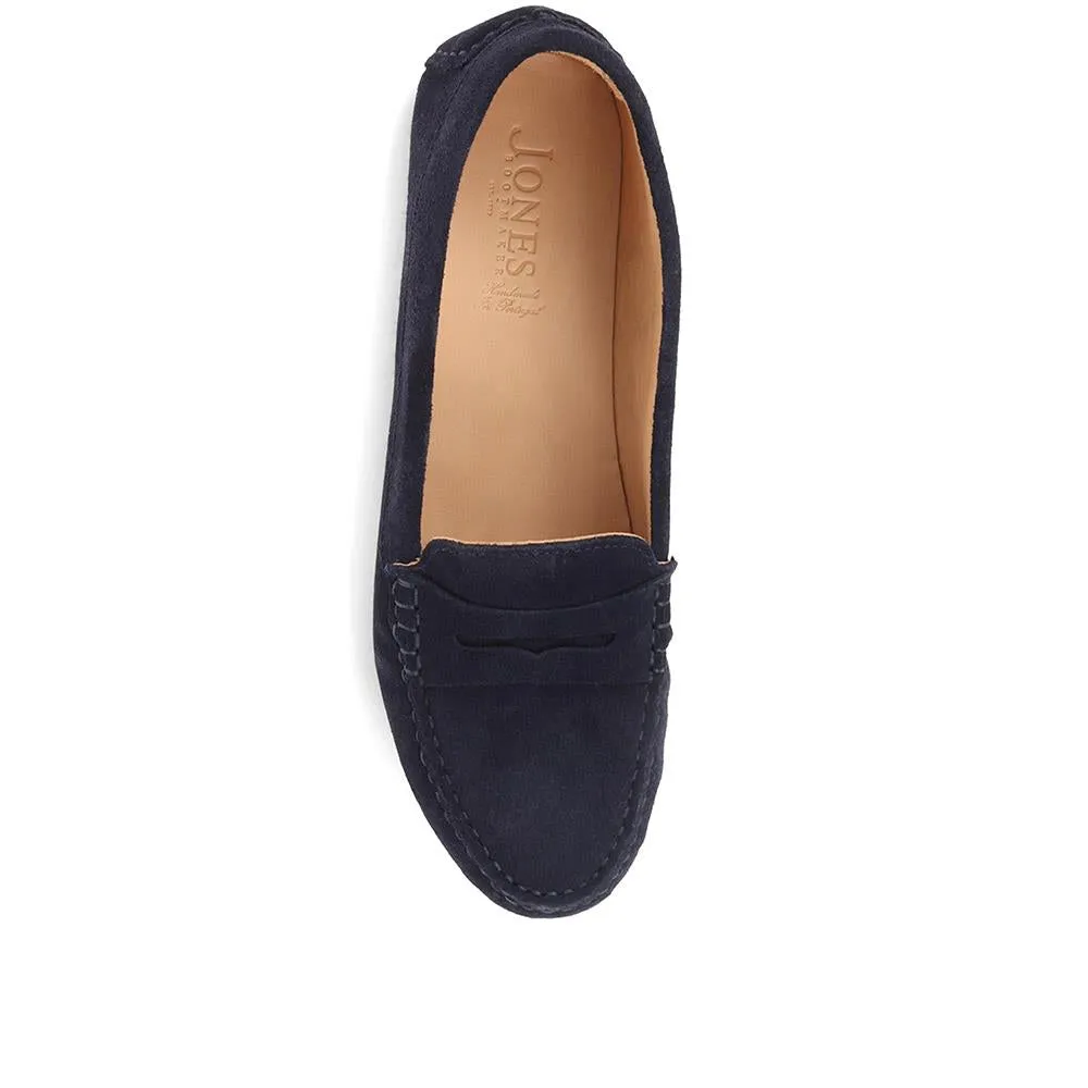Penelopie Leather Moccasins - PENELOPIE / 322 368 - Navy sold by Jones Bootmaker product image thumbnail 4