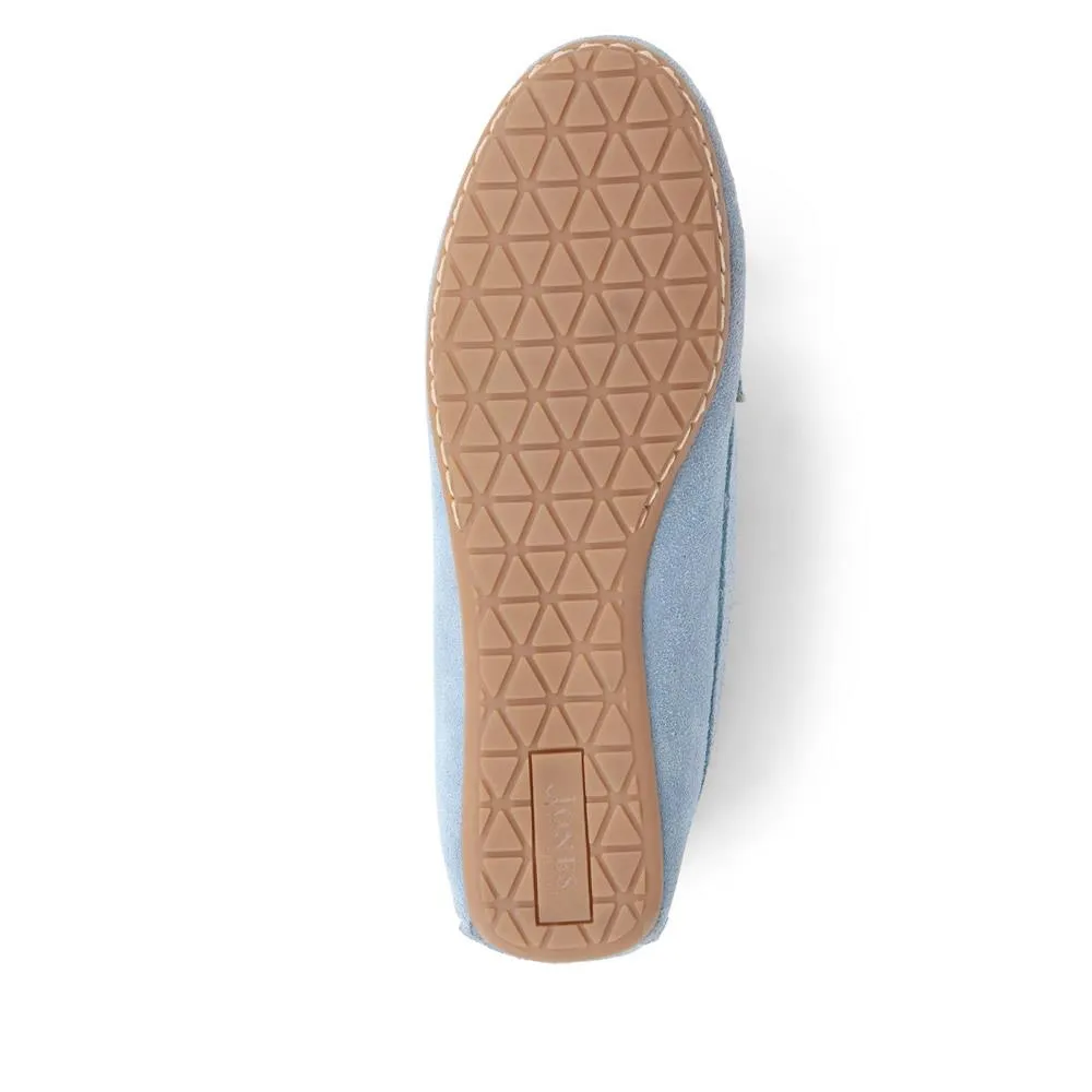 Penelopie Leather Moccasins - PENELOPIE / 322 368 - Pale Blue sold by Jones Bootmaker product image thumbnail 4