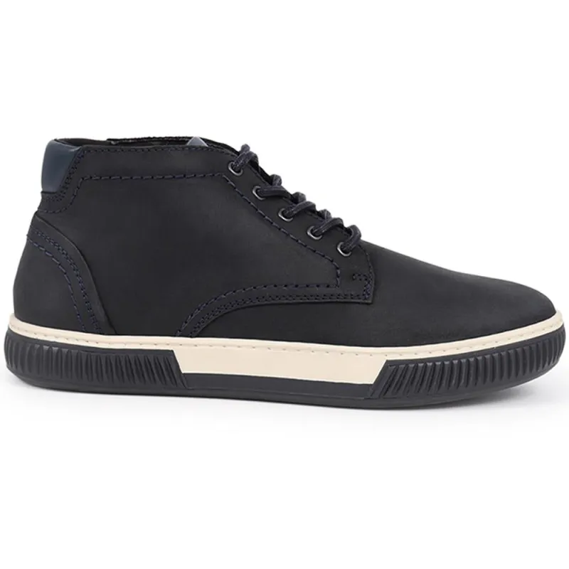 Dorset Leather Chukka Boots  - DORSET / 325 901 - Navy sold by Jones Bootmaker