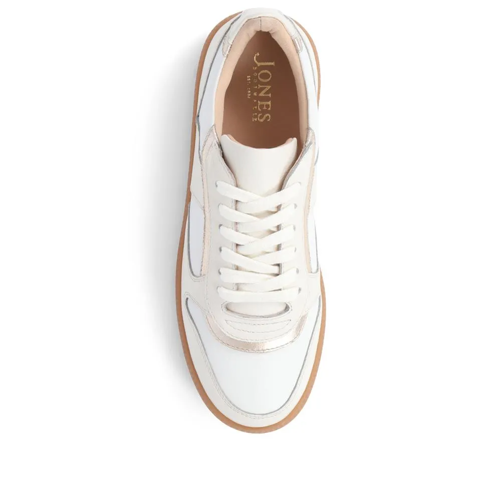 Beatricia Leather Trainers - BEATRICIA / 325 587 - White-Gold sold by Jones Bootmaker product image thumbnail 5