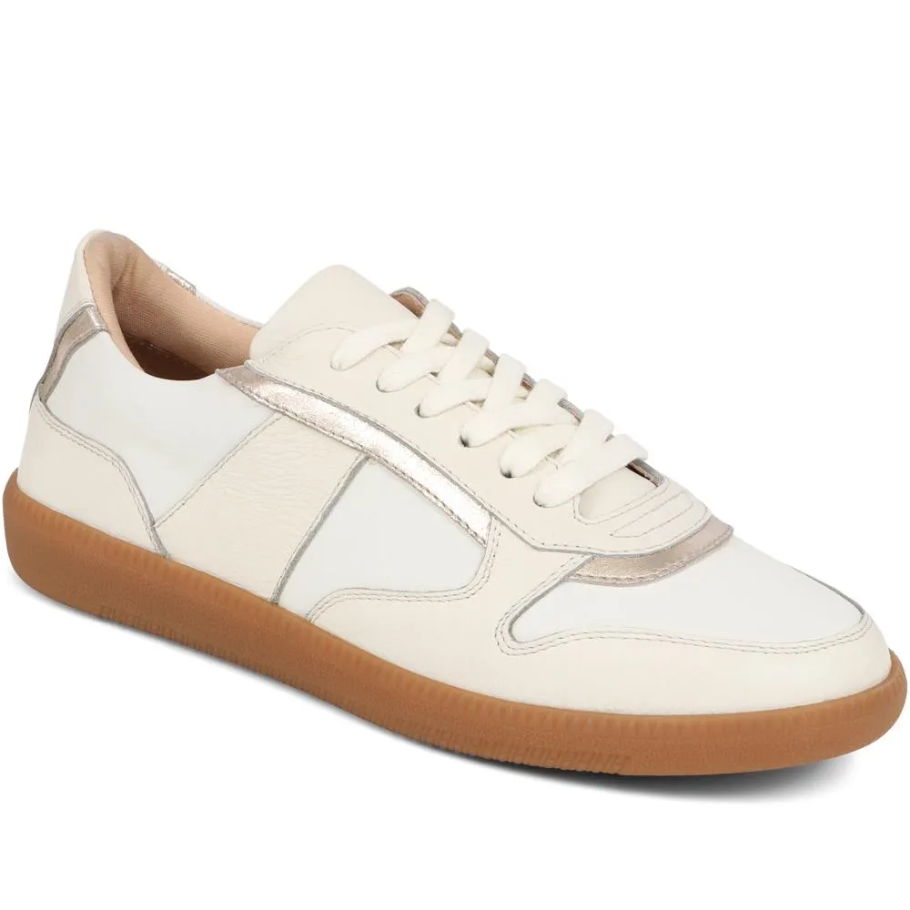 Beatricia Leather Trainers - BEATRICIA / 325 587 - White-Gold sold by Jones Bootmaker product image thumbnail 2