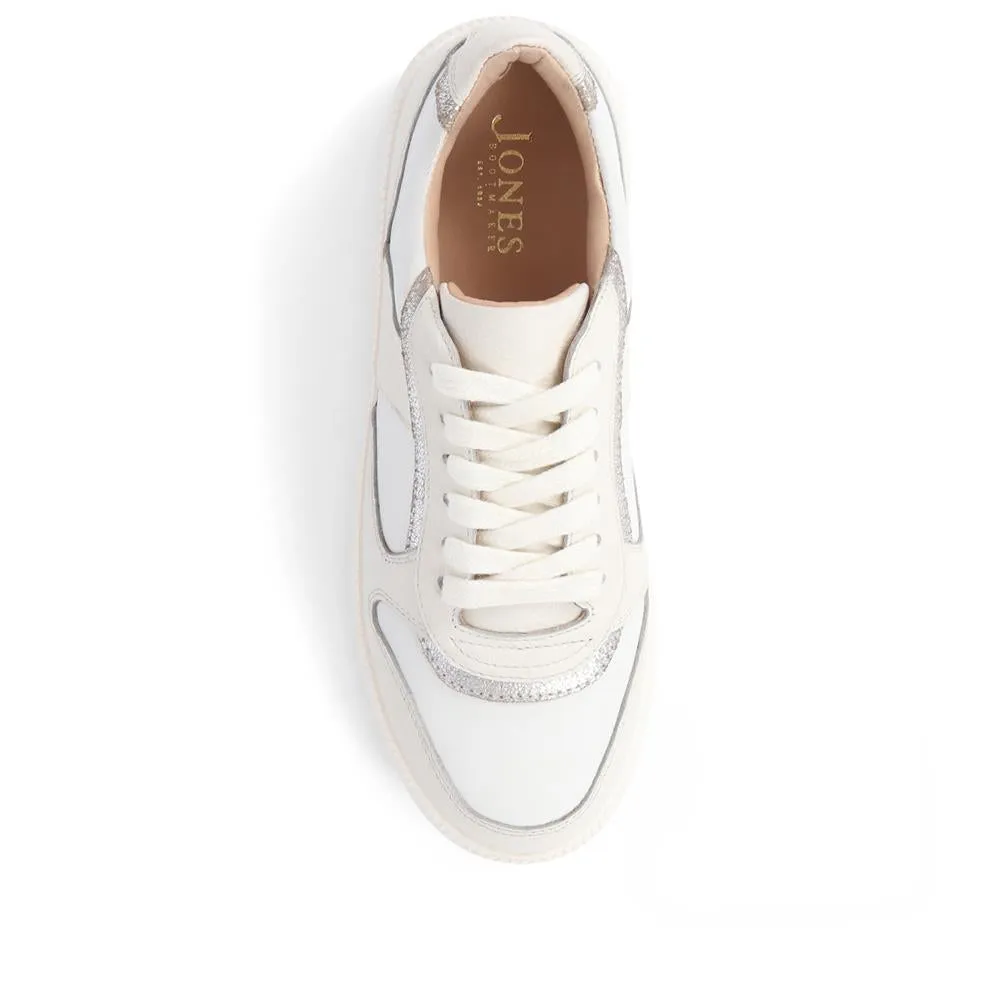 Beatricia Leather Trainers - BEATRICIA / 325 587 - White-Silver sold by Jones Bootmaker product image thumbnail 5