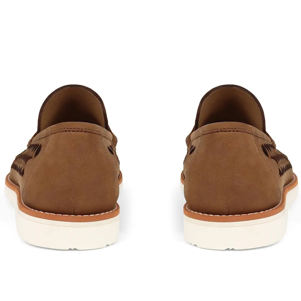 Riptide Leather Moccasins - RIPTIDE / 324 973 - Tan Nubuck sold by Jones Bootmaker product image thumbnail 3