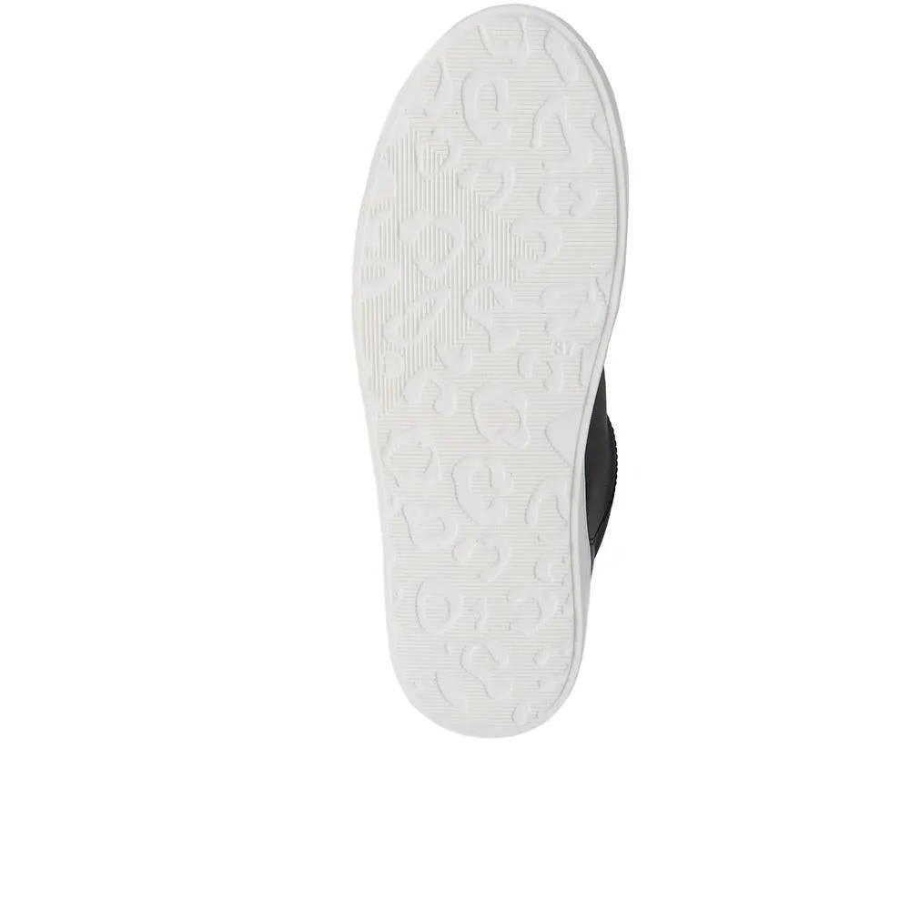 Amaliada Leather Platform Trainers - AMALIADA / 325 316 - Black sold by Jones Bootmaker product image thumbnail 4