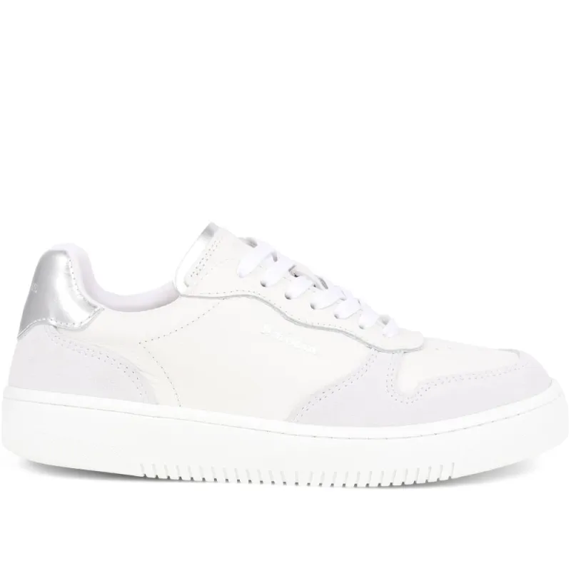 Barbour Leather Trainers - BARBR39511 / 324 824 - White sold by Jones Bootmaker