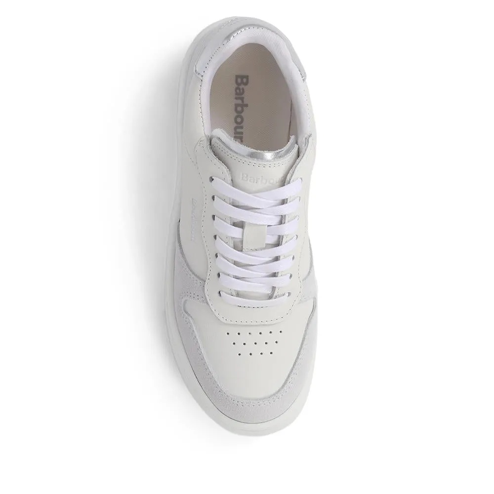 Barbour Leather Trainers - BARBR39511 / 324 824 - White sold by Jones Bootmaker product image thumbnail 5