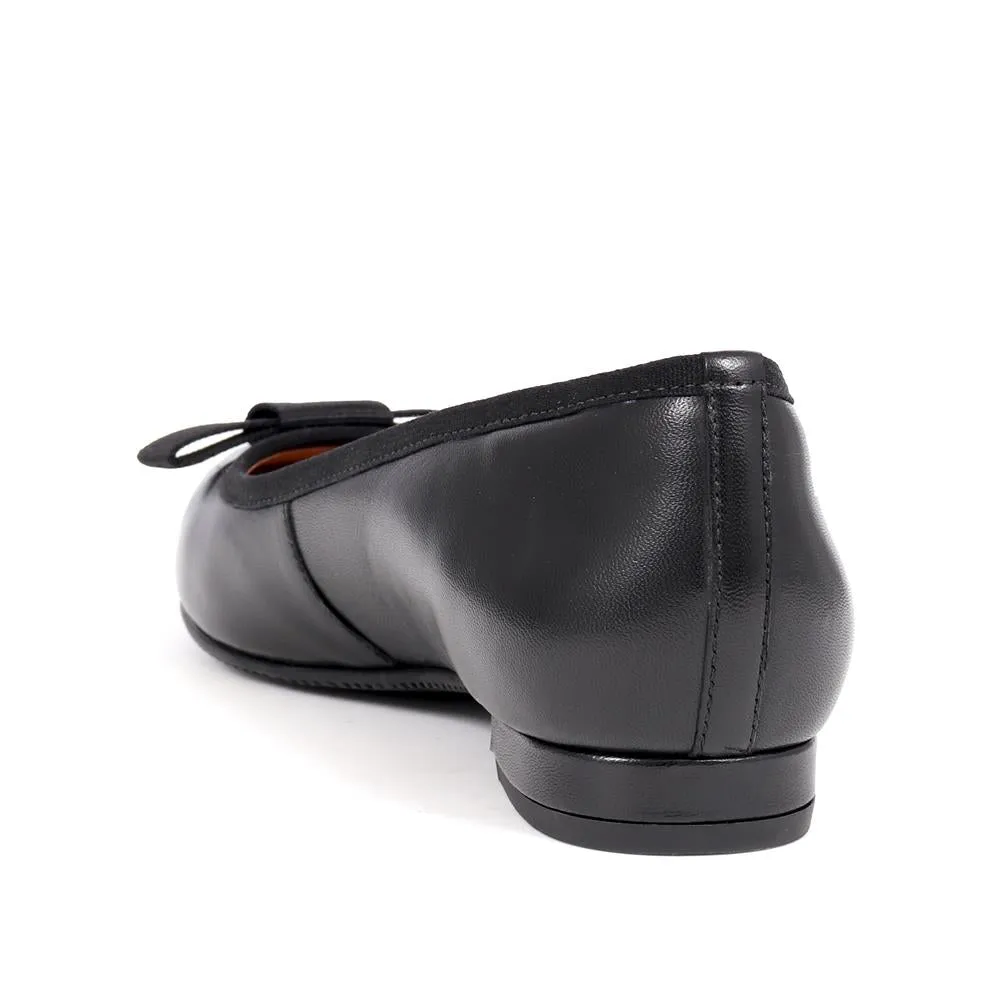 Soleil Leather Low Ballet Pumps - SOLEIL / 323 600 - Black sold by Jones Bootmaker product image thumbnail 3