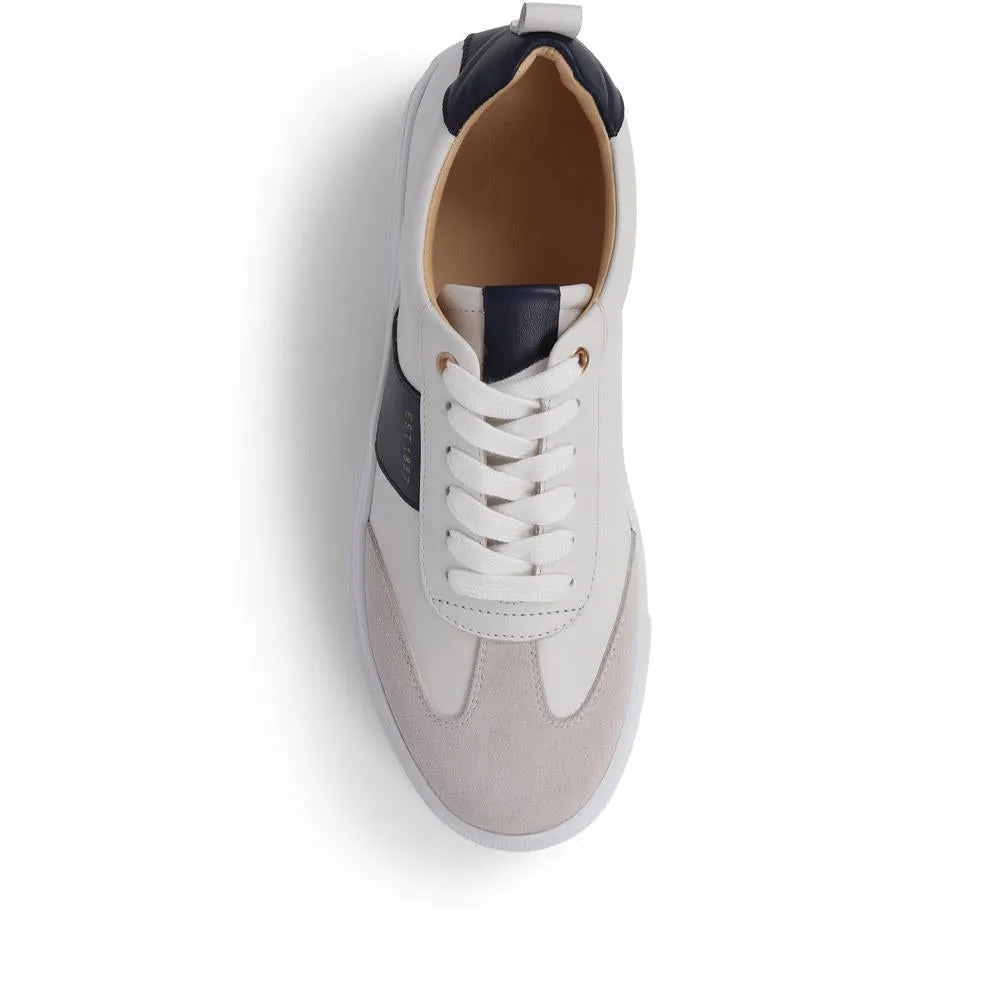 Aspyn Leather Trainers - ASPYN / 325 132 - White-Navy sold by Jones Bootmaker product image thumbnail 5