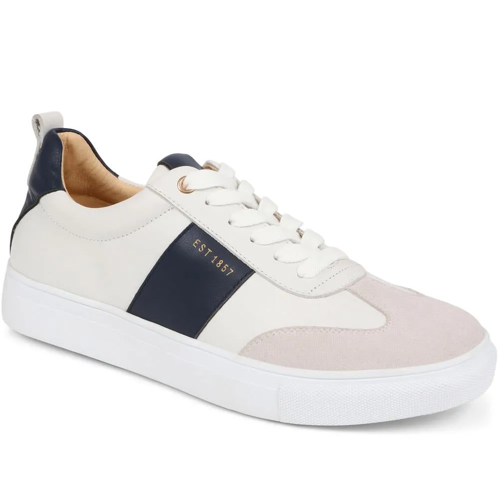 Aspyn Leather Trainers - ASPYN / 325 132 - White-Navy sold by Jones Bootmaker product image thumbnail 2