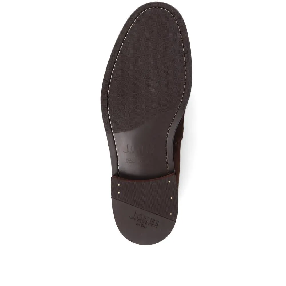 Chorleywood2 Leather Blake Stitched Penny Loafers - CHORLEYWOOD2 / 325 301 - Brown Suede sold by Jones Bootmaker product image thumbnail 4