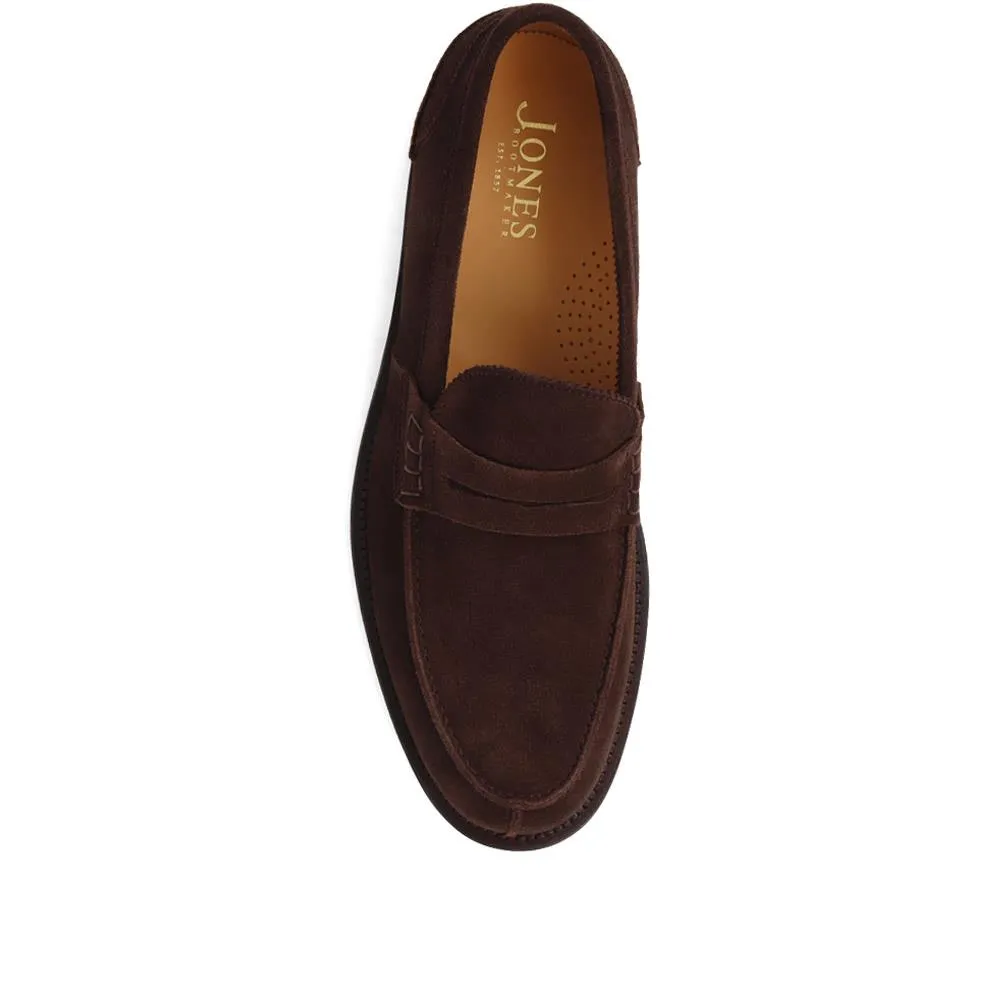 Chorleywood2 Leather Blake Stitched Penny Loafers - CHORLEYWOOD2 / 325 301 - Brown Suede sold by Jones Bootmaker product image thumbnail 5