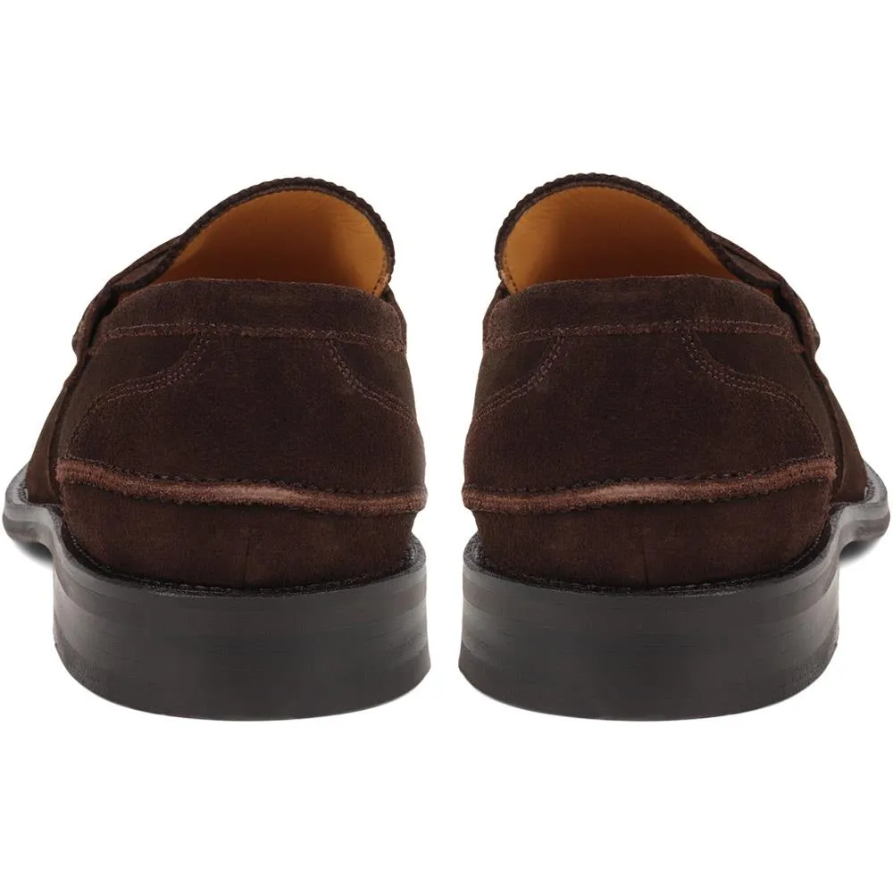 Chorleywood2 Leather Blake Stitched Penny Loafers - CHORLEYWOOD2 / 325 301 - Brown Suede sold by Jones Bootmaker product image thumbnail 3