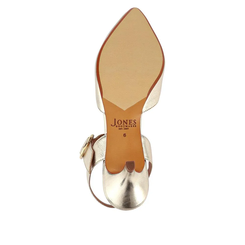 Yohanna Leather Court Shoes - YOHANNA / 325 144 - Gold sold by Jones Bootmaker product image thumbnail 5