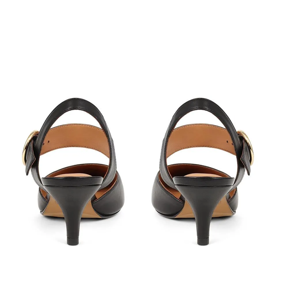 Yohanna Leather Court Shoes - YOHANNA / 325 144 - Black sold by Jones Bootmaker product image thumbnail 3