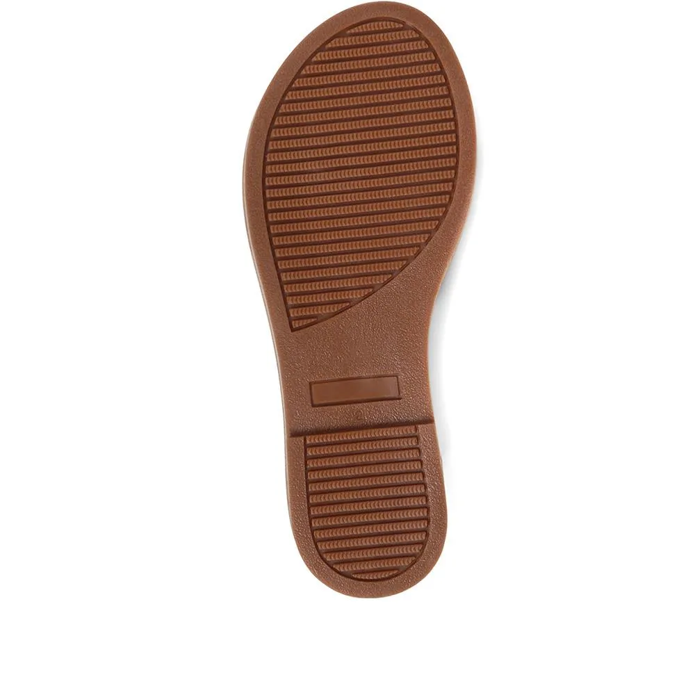 Emillina Leather Buckle Mule Sandals - EMILLINA / 323 646 - Taupe sold by Jones Bootmaker product image thumbnail 5