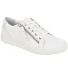 Padova2 Leather Lace-Up Trainers - PADOVA2 / 324 917 - White sold by Jones Bootmaker