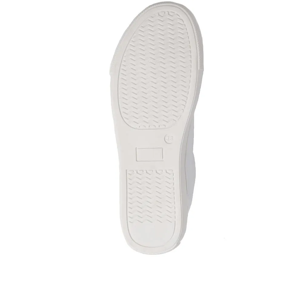 Padova2 Leather Lace-Up Trainers - PADOVA2 / 324 917 - White sold by Jones Bootmaker product image thumbnail 4