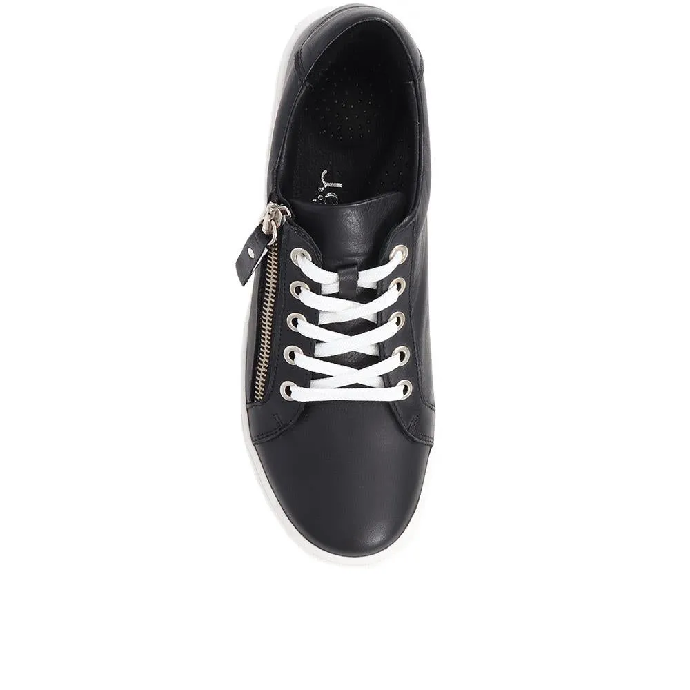 Padova2 Leather Lace-Up Trainers - PADOVA2 / 324 917 - Black sold by Jones Bootmaker product image thumbnail 5