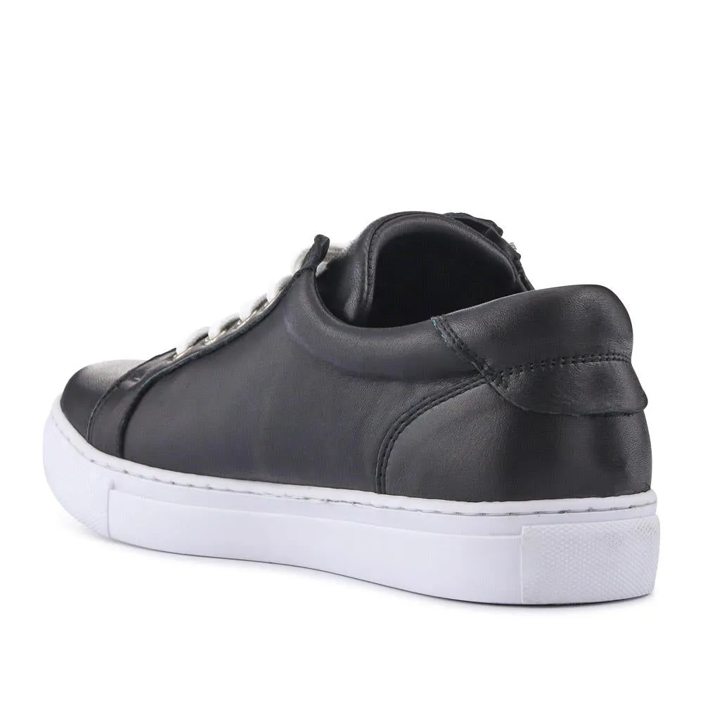 Padova2 Leather Lace-Up Trainers - PADOVA2 / 324 917 - Black sold by Jones Bootmaker product image thumbnail 3