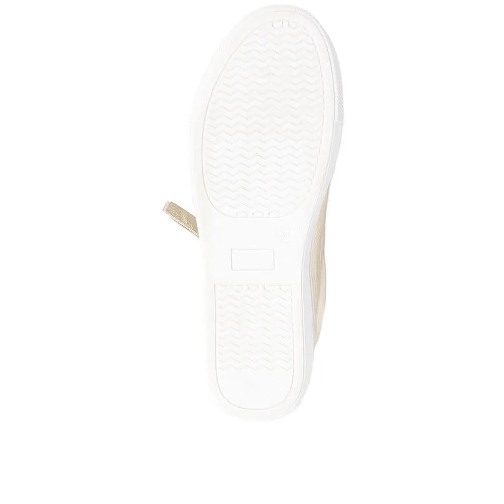 Padova2 Leather Lace-Up Trainers - PADOVA2 / 324 917 - Gold sold by Jones Bootmaker product image thumbnail 5