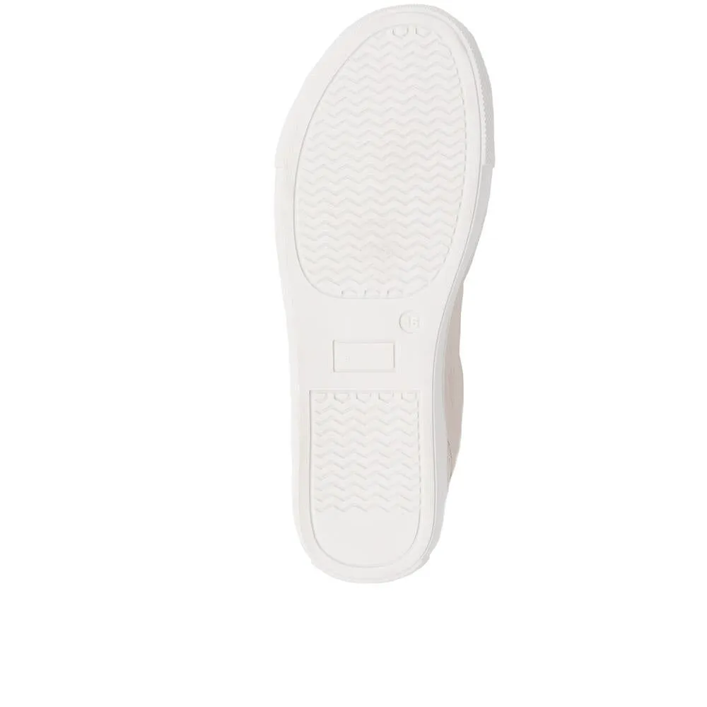 Padova2 Leather Lace-Up Trainers - PADOVA2 / 324 917 - Stone sold by Jones Bootmaker product image thumbnail 4