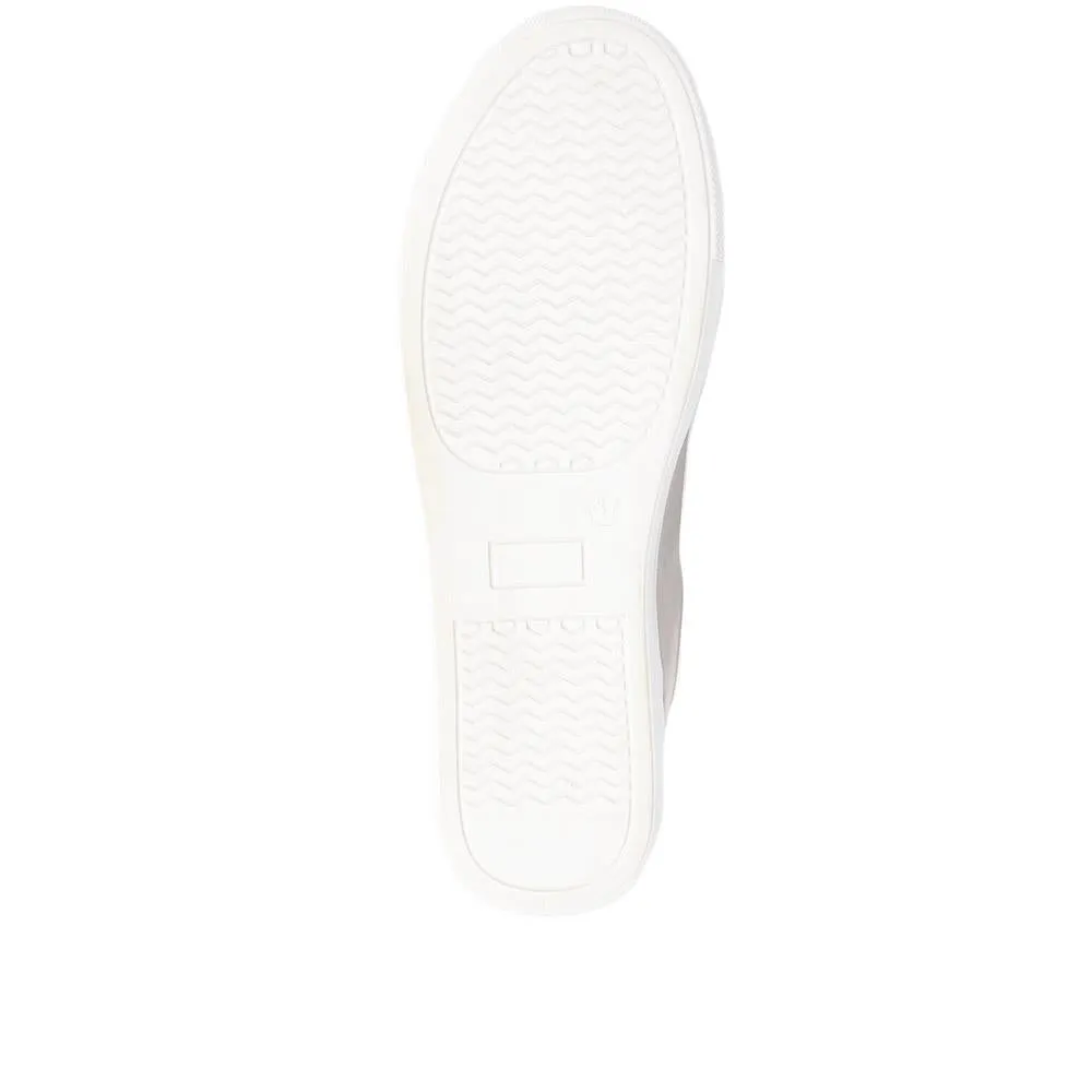 Padova2 Leather Lace-Up Trainers - PADOVA2 / 324 917 - Pewter sold by Jones Bootmaker product image thumbnail 4