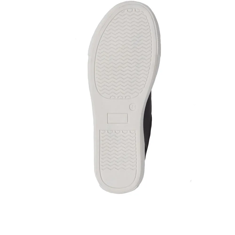 Padova2 Leather Lace-Up Trainers - PADOVA2 / 324 917 - Navy sold by Jones Bootmaker product image thumbnail 4