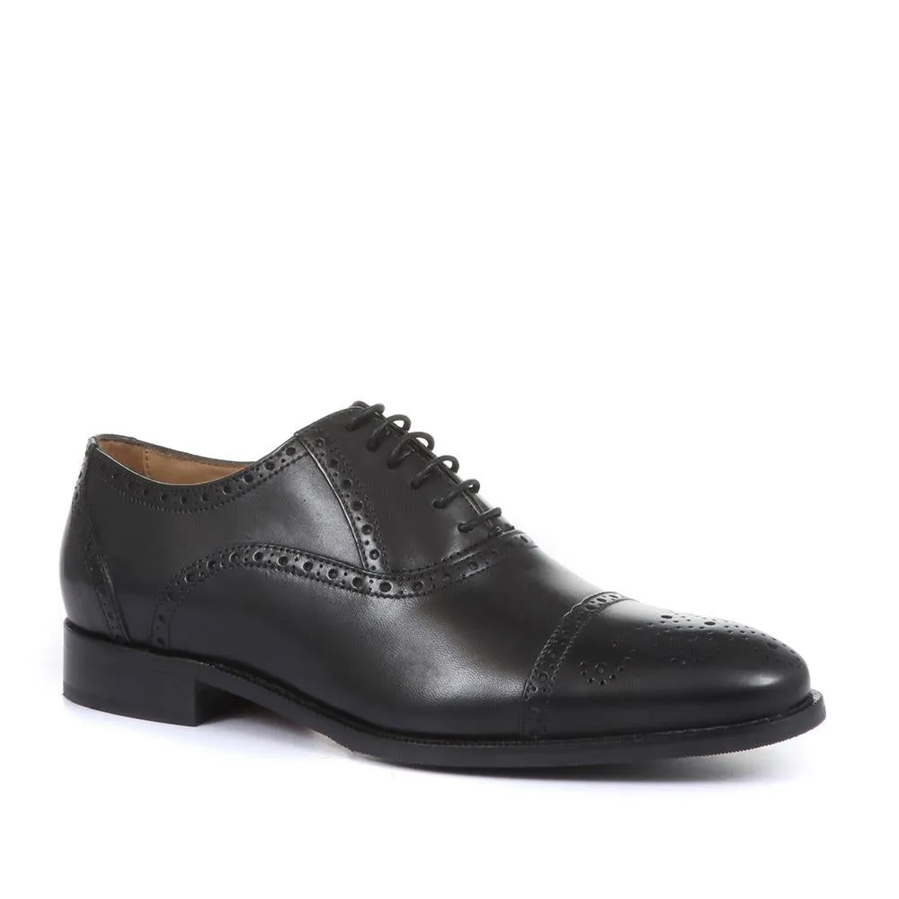 Maynard Leather Oxford Brogues - MAYNARD / 27254364 - Black sold by Jones Bootmaker product image thumbnail 2