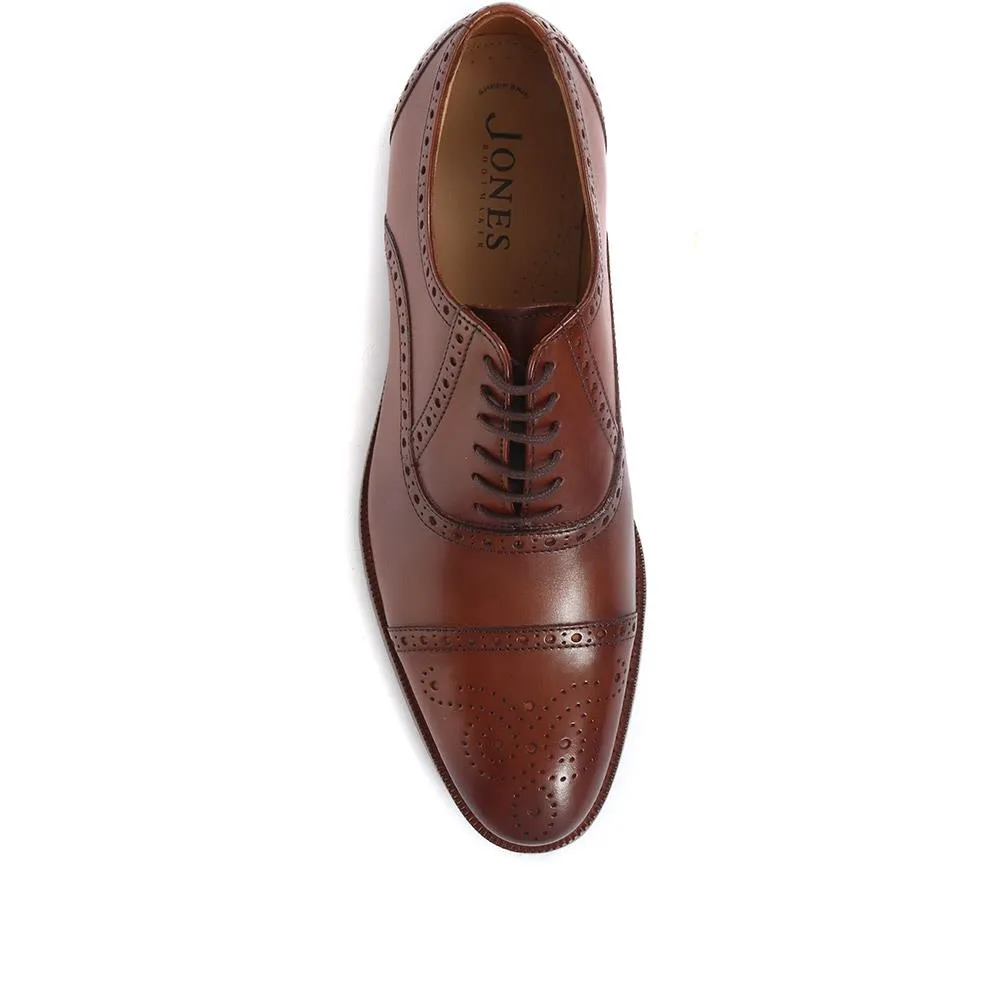 Maynard Leather Oxford Brogues - MAYNARD / 27254364 - Chestnut sold by Jones Bootmaker product image thumbnail 5