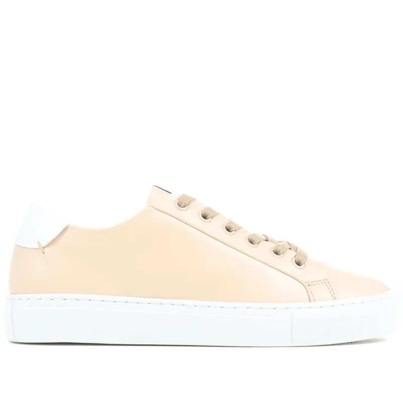 Tillie Apple Leather Trainers - TILLIE / 323 515 - Nude sold by Jones Bootmaker