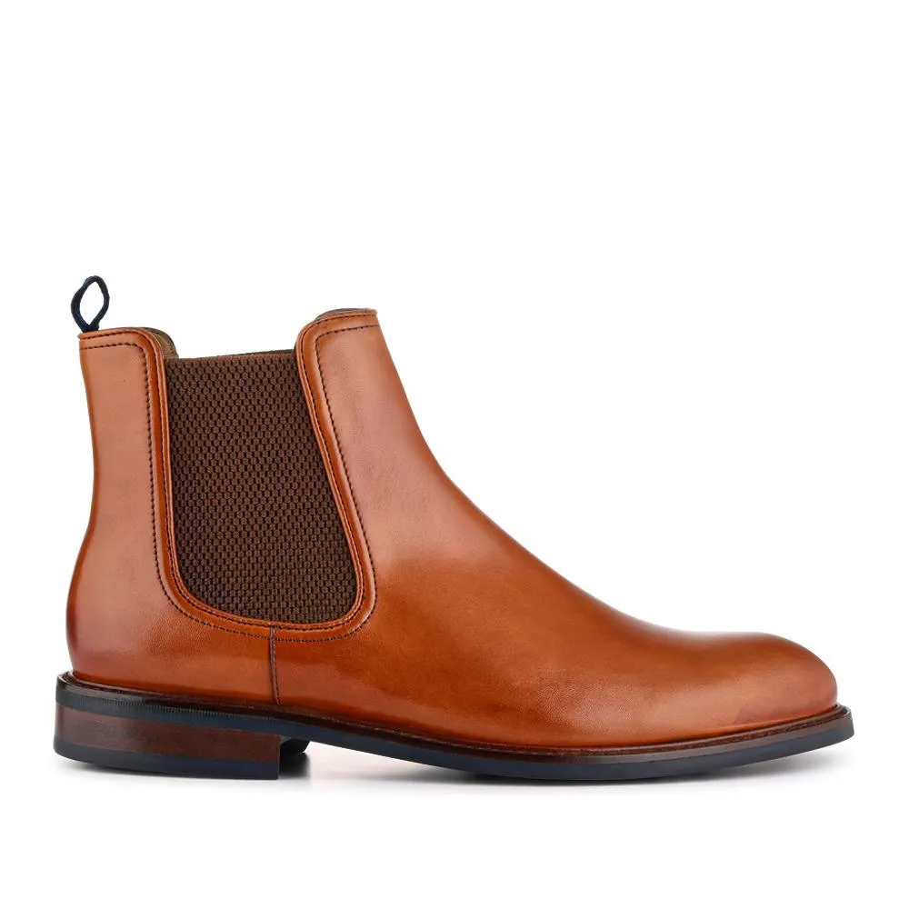 Eastbourne Leather Chelsea Boots - EASTBOURNE / 322 611 - Tan sold by Jones Bootmaker
