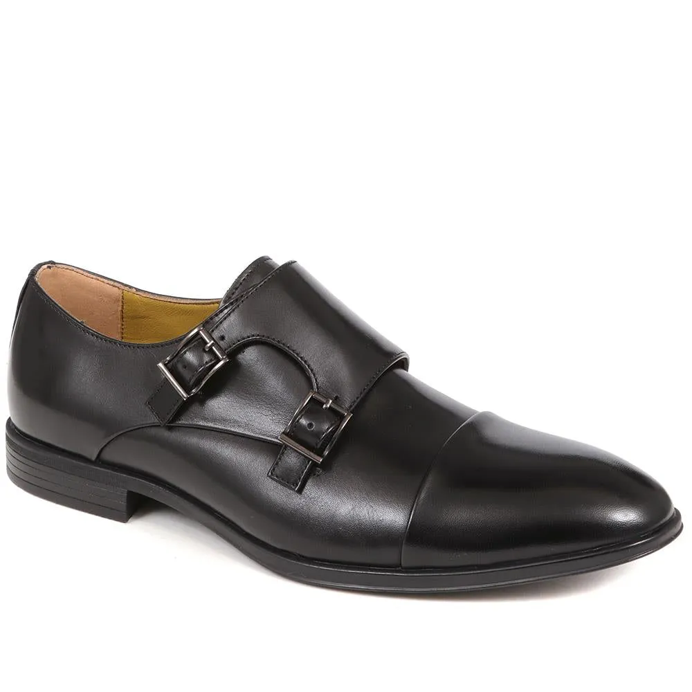 Northampton Leather Monk Shoes - NORTHAMPTON / 323 639 - Black sold by Jones Bootmaker product image thumbnail 2