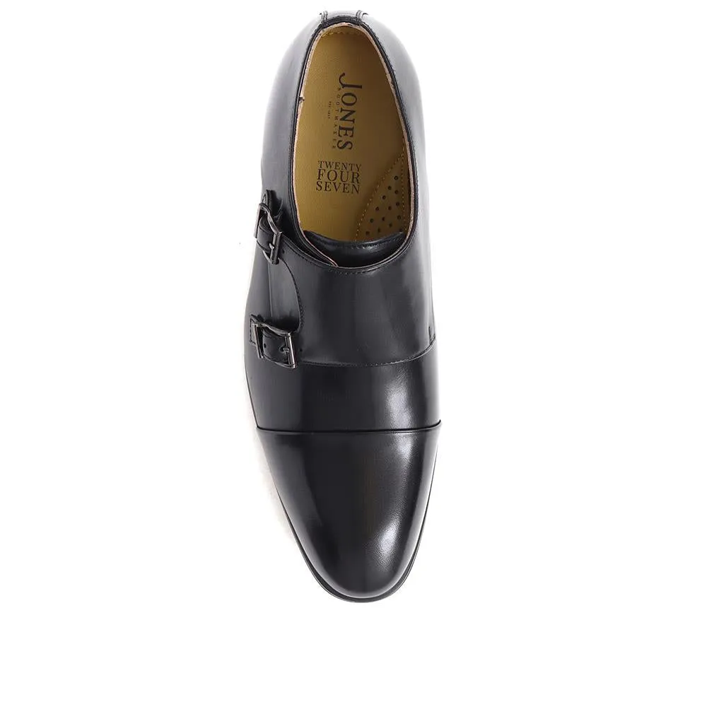 Northampton Leather Monk Shoes - NORTHAMPTON / 323 639 - Black sold by Jones Bootmaker product image thumbnail 4