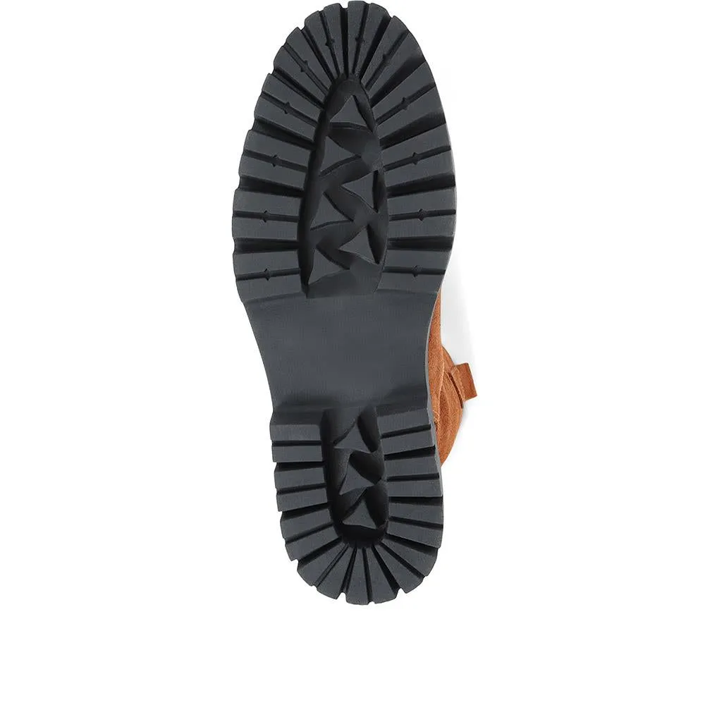 Isabetta Chunky Suede Boots - ISABETTA / 322 809 - Tan sold by Jones Bootmaker product image thumbnail 4