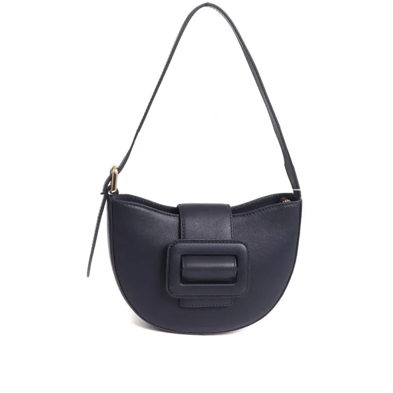Metallic Shoulder Bag - VANESA / 323 894 - Navy sold by Jones Bootmaker