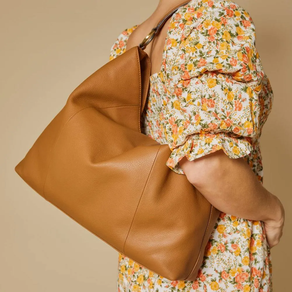 Violetta Leather Shoulder Bag - VIOLETTA / 325 463 - Tan sold by Jones Bootmaker product image thumbnail 3