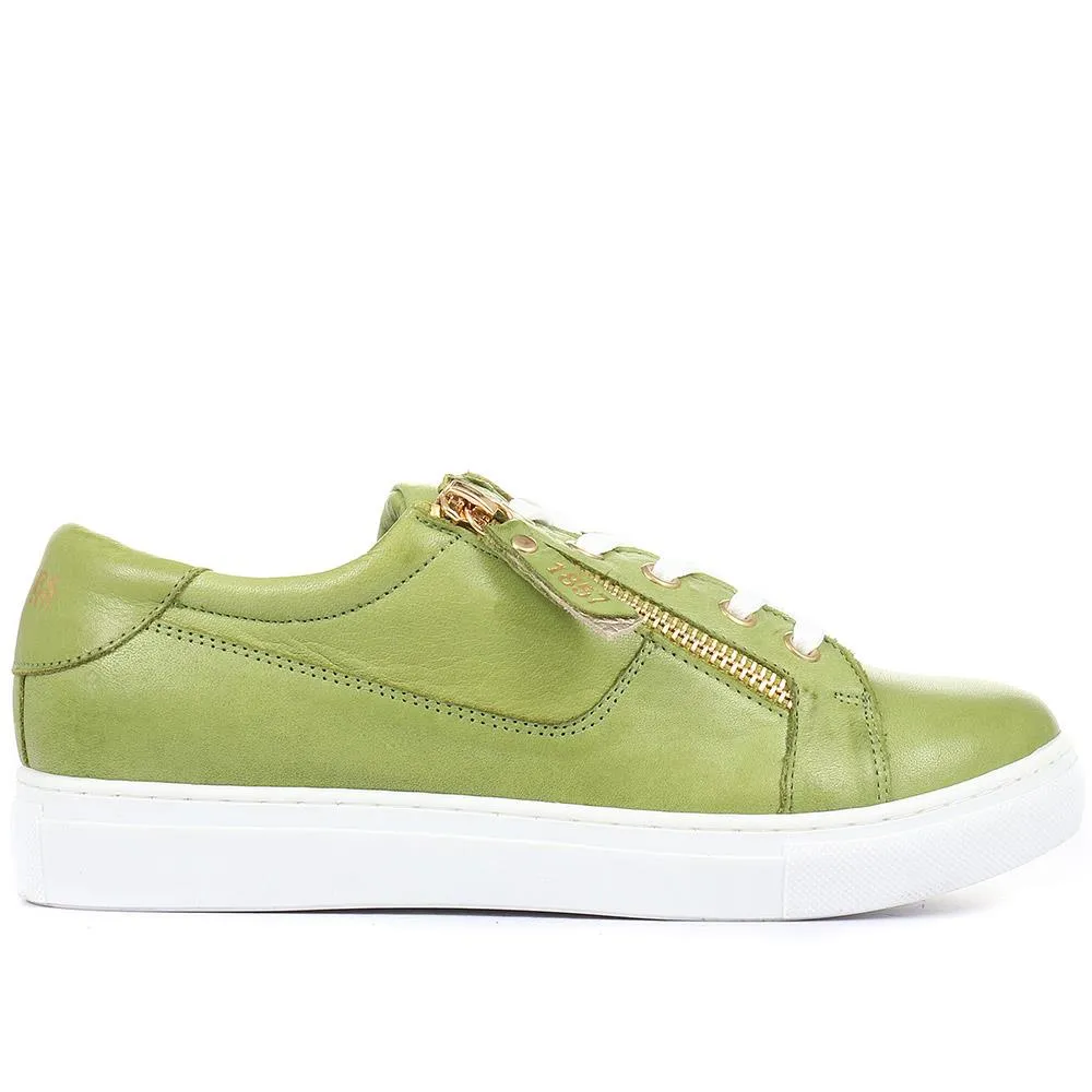 Padova Leather Lace-Up Trainers - PADOVA / 320 235 sold by Jones Bootmaker